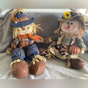 🎃 (bundle 3 for $18 )Set of decorative scarecrows